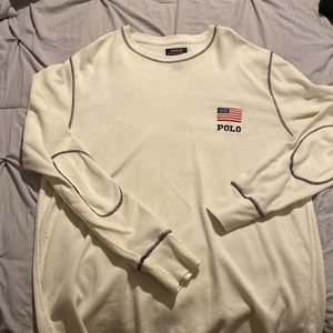 Mens Polo long Sleeve Thermal